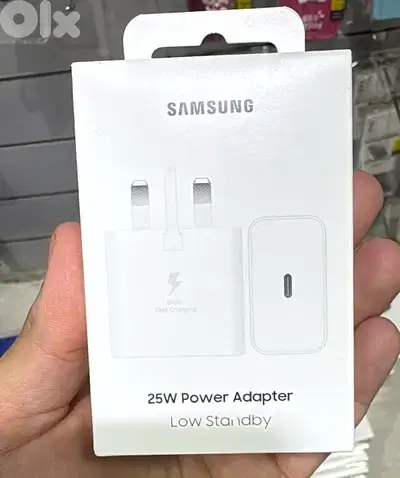 Samsung 25w pd adapter usb-c 3 pin white