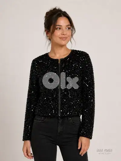worn ONCE LIKE NEW SEQUINED