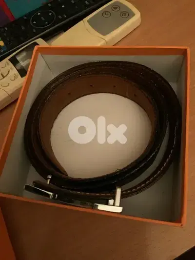 Hermes belt real leather made in france