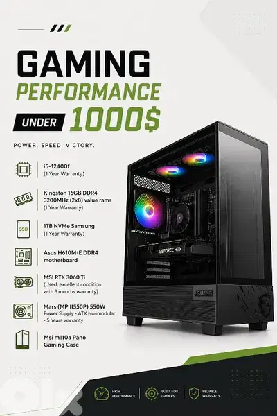 Gaming Pc (Brand New)