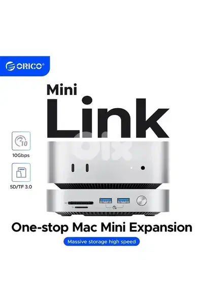 ORICO MiniLink 40Gbps M. 2 SSD Enclosure Docking Station Mac mini