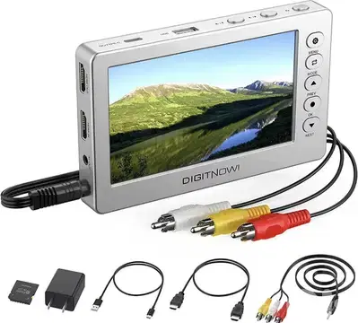 DIGITNOW Digital-to-Analog Converter, Silver V102-Silver 5 inch screen