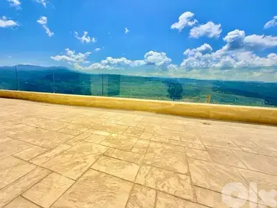 Brand-New Apartment for Sale in Baabdat with Huge Terrace and Gardens
