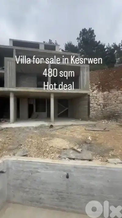 Hot Deal Villa For Sale in Chnaniir, Keserouan