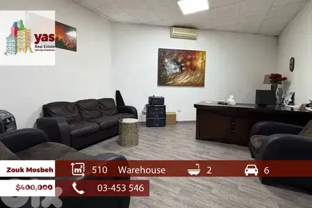 Zouk Mosbeh 510m2 | Warehouse | Prime Location |  High Ceiling |EH/CHR