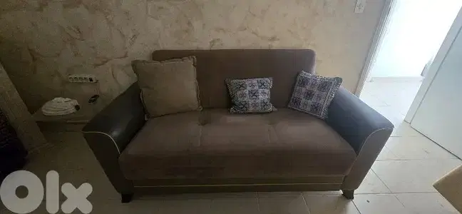 sofa 2 seats with matching table