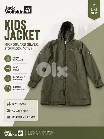 jackwolfskin kids jacket