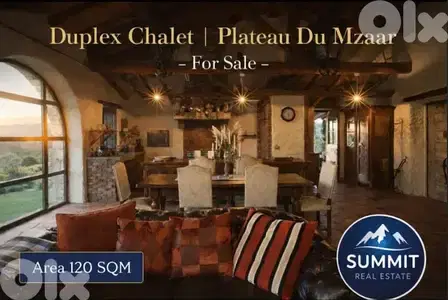 Duplex with Garden | Les Plateaux – Near Mzaar 3S | Ouyoun siman