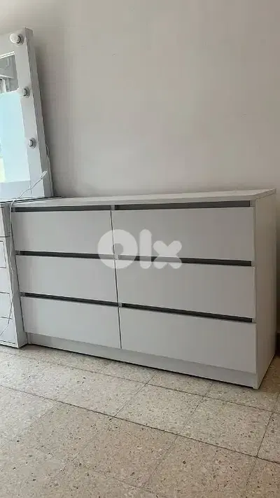 New Modern Dresser 6 Drawers High Quality