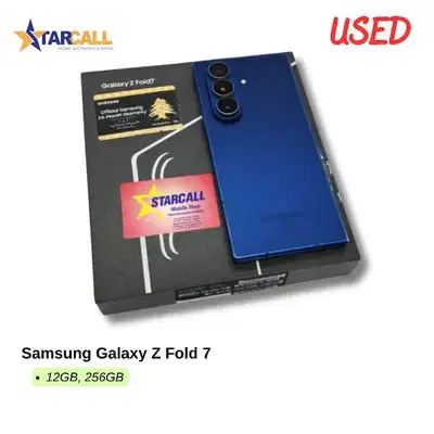 Used Samsung Galaxy Zfold 7