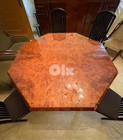 Salle à manger en bois laqué Roche -Bobois