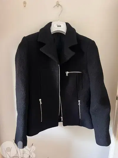 black wool jacket