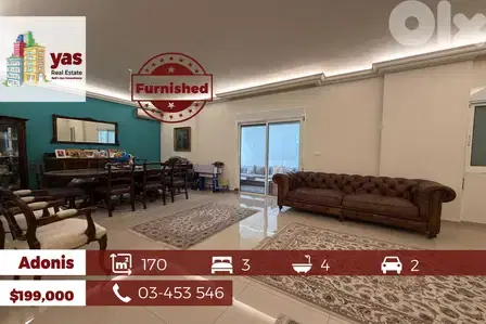 Adonis 170m2 | Fully Furnished | Excellent Condition | Calm Area | EH Adonis 170m2 | Fully Furnished | Excellent Condition | Calm Area | EH