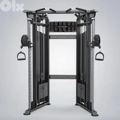 V-Cross Cable Functional Trainer – Dual Adjustable Pulley System