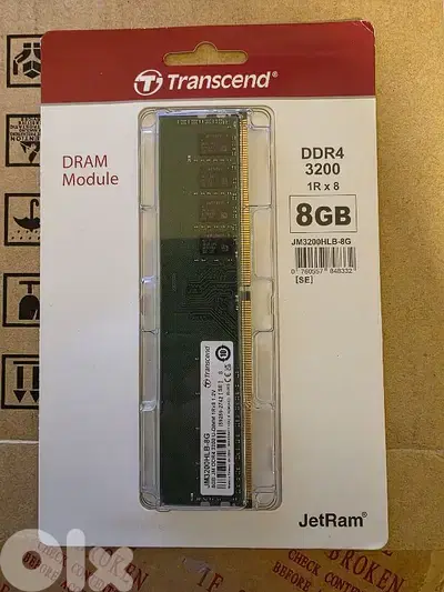 RAM 8 GB DDR4 DESKTOP TRANSCEND 3200