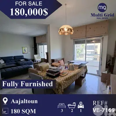 VB-7169 / Apartment for Sale in Ajaltoun, شقة للبيع في عجلتون