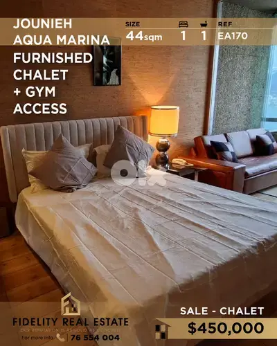 CHalet for sale in Aqua Marina EA170 شاليه للبيع في أكوا مارينا