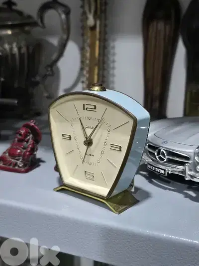 Goldbühl table alarm clock made in West Germany