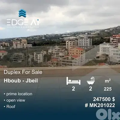 Duplex for Sale | Hboub – Jbeil  Ref: #MK201022