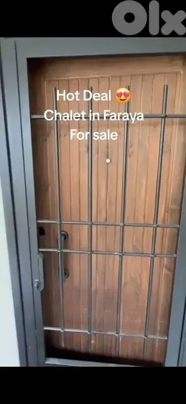 Chalet For Sale in Faraya