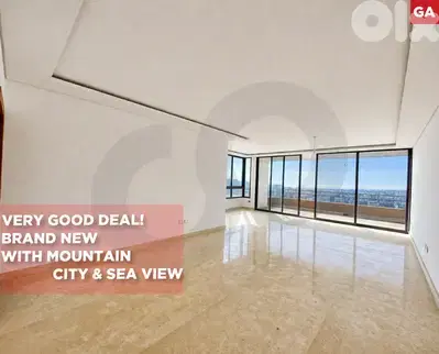 DUPLEX/Mansourieh, Metn/المنصورية/city & sea views REF#GA135832 !