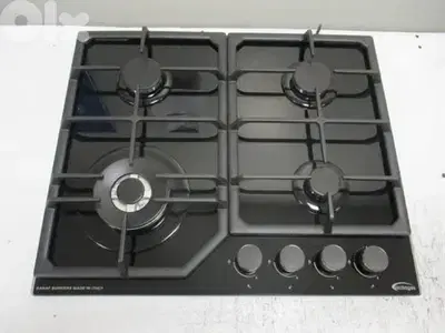 Top+Oven Electro Gas 60cm Black توب+فرن أنكستري ألكترو غاز إيطالي