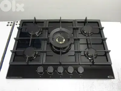 Top+Oven Electro Gas 90cm Black توب+فرن أنكستري ألكترو غاز إيطالي