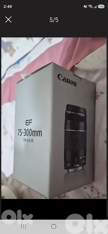 Lens canon 75-300mm
