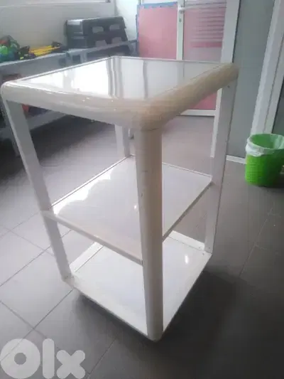Aluminum table stand trolley طاوله ستاند الومنيوم