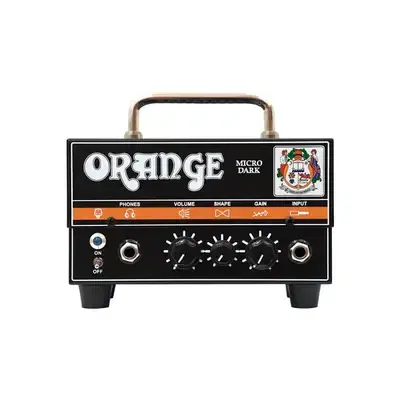 Orange Micro Dark 20W Hybrid Guitar Amp Head with High-Gain Preamp & C