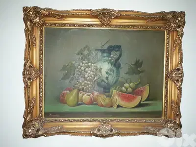 tableau antique 82 cm 103 cm