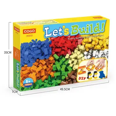 Cogo Plastic Brick Toy Blocks Building Block 720 Pieces - 3502