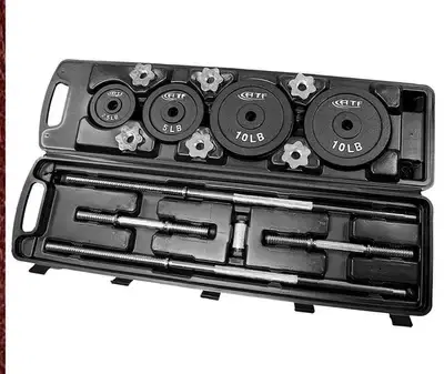 Adjustable Barbell & Dumbbell Weight Kit