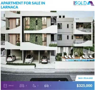 "Good Investment" 3 bedroom apartment 4sale in Larnaca - Cyprus