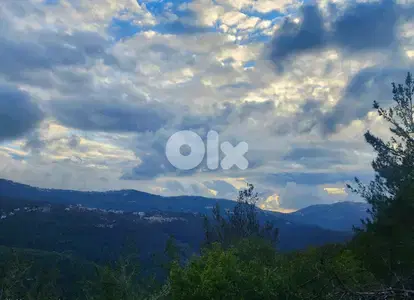 1870 SQM Land in Ouyoun Broumana, Metn Overlooking the Mountains