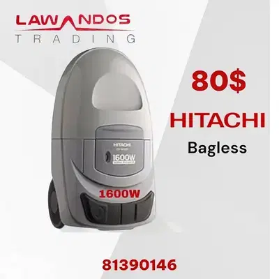 Vacuum Cleaner Bagless HITACHI ORIGINAL 1600w مكنسة هيتاشي الاصلية