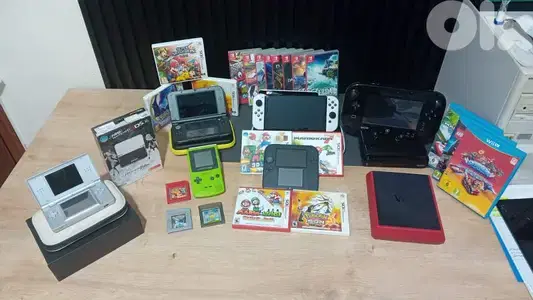nintendo, 3ds, wii u, switch oled, gameboy