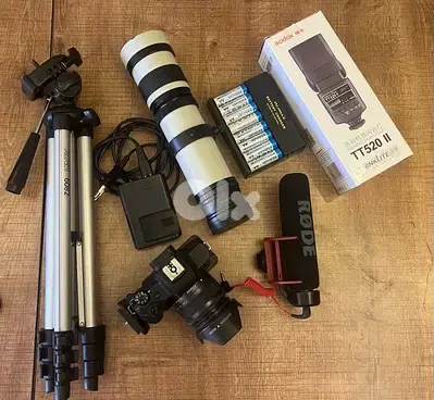 كاميرا canon m50 with all accessories
