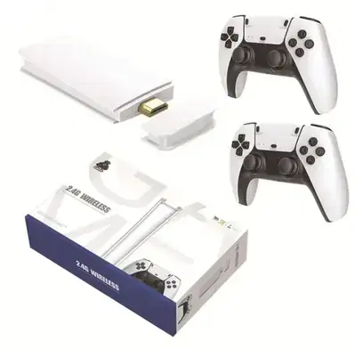Game stick console set 2.4G wireless 3D 4k ultra HD double rocker