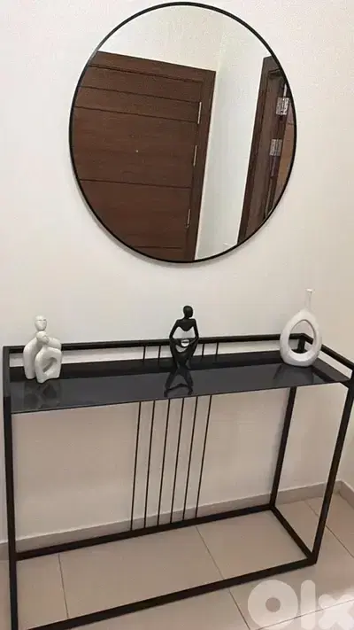 console & mirror
