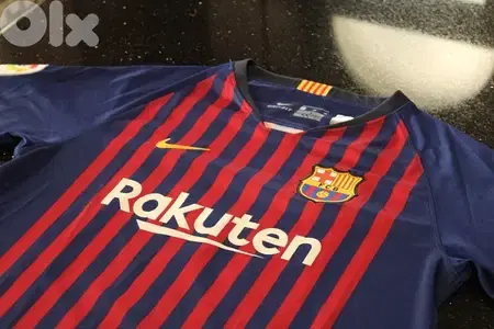Barca Messi singed jersey