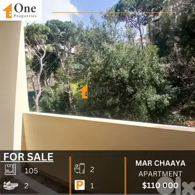 APARTMENT FOR SALE IN MAR CHAAYA - BROUMANA APARTMENT FOR SALE IN MAR CHAAYA - BROUMANA