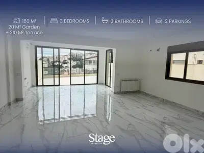 Spacious Brand New Apartment with Huge Terrace in Bsalim