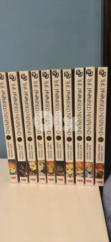The Promised Neverland Volumes 1-10 Manga Set