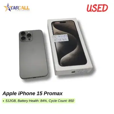 Used Apple iPhone 15 Promax