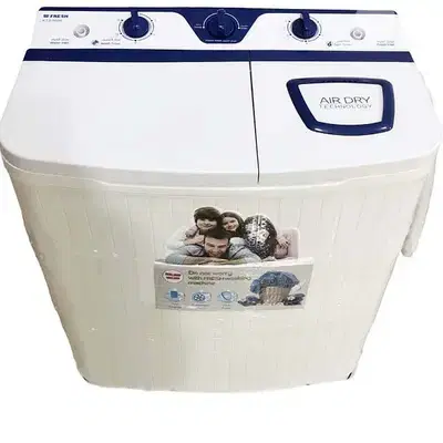 Washer FRESH 8kg Twin Tub غسالة جرنين فريش