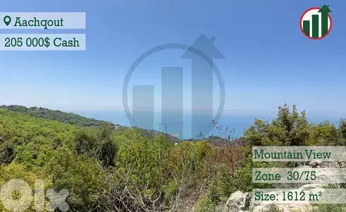 Land for sale in Aachqout with Open View!