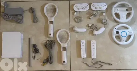 Nintendo Wii 60Hz modded - 25+ Games - With accessories