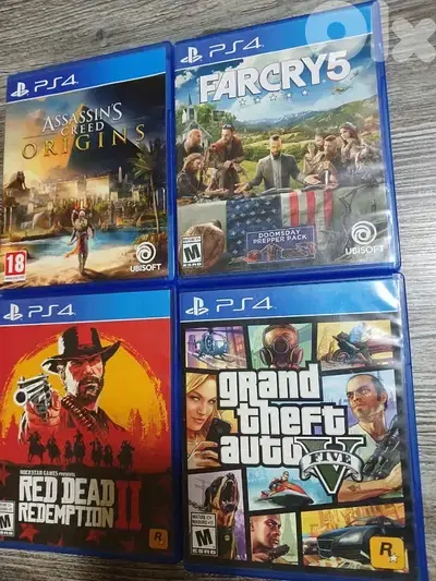 ps4 games all 4 games for 60$
