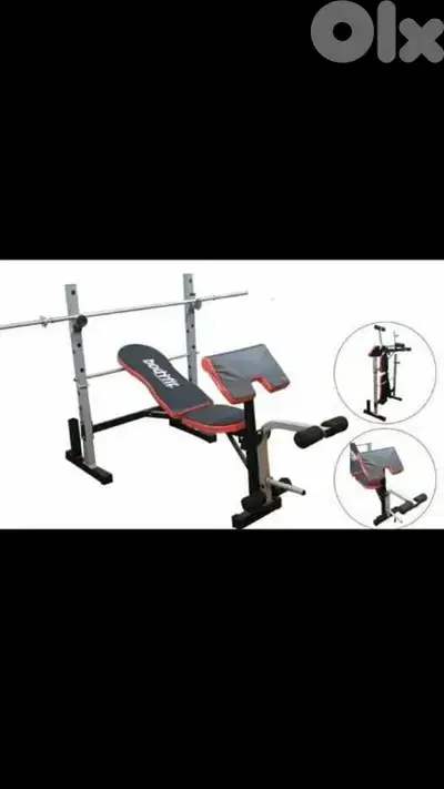 multi function bench, flat incline and decline